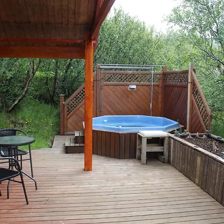 Relaxing And Cozy Cottage With Hot Tub Husafell Exterior photo